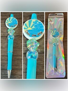 Seas the day beaded focal pen